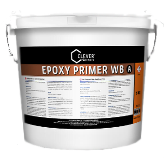 2 компонентная, влагостойкая эпоксидная грунтовка на водной основе CLEVER EPOXY PRIMER WB