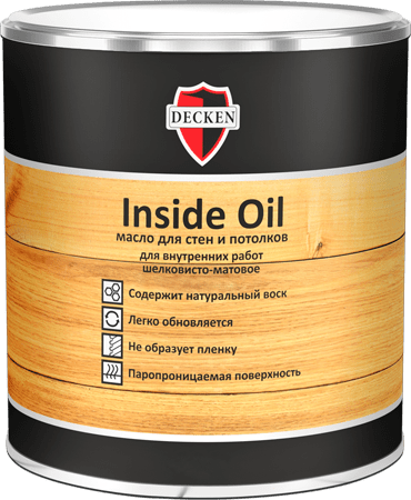 Масло для стен и потолков DECKEN Inside Oil