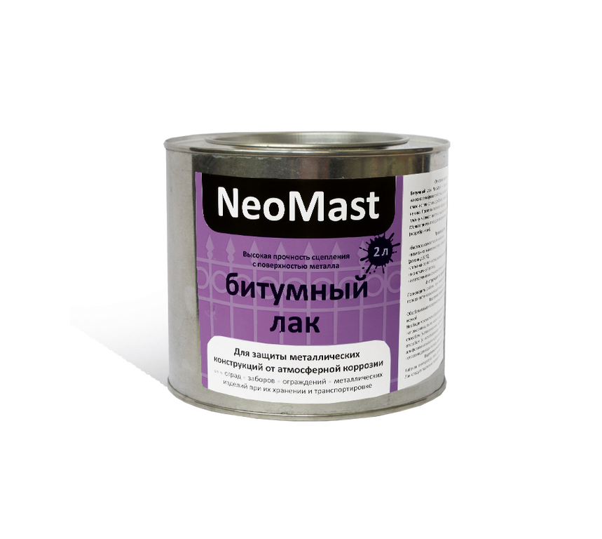 Битумный лак NeoMast 2 л