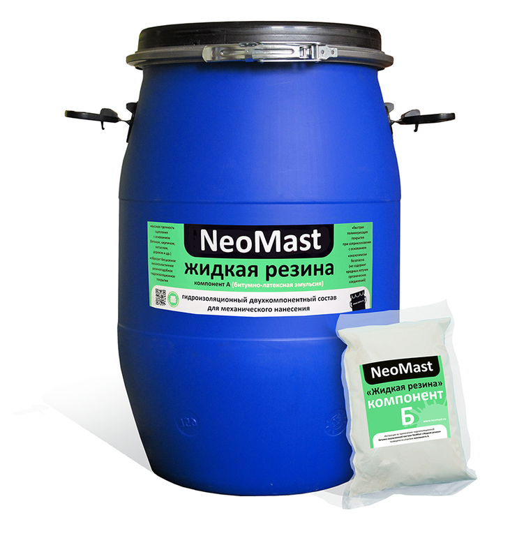 Битумно-эмульсионная мастика NeoMast «Жидкая резина»
